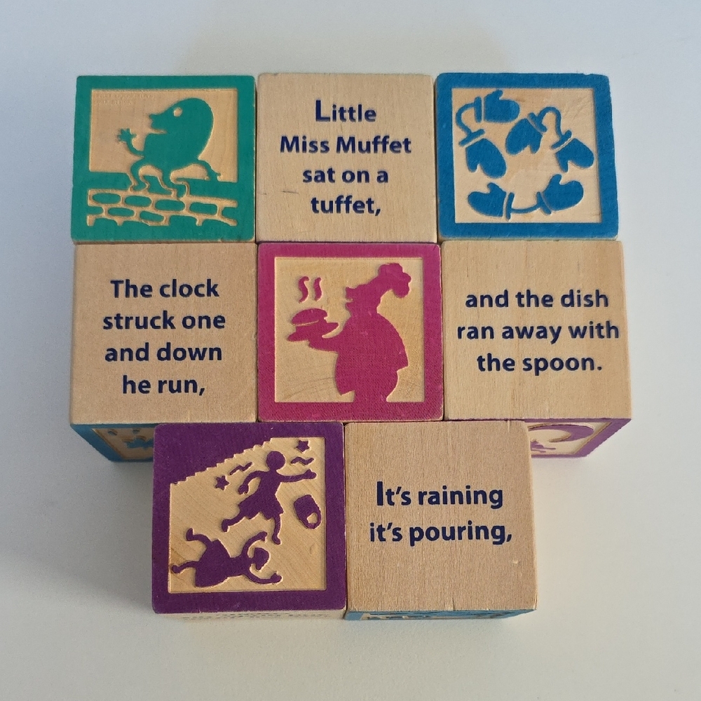 Wooden Blocks Nursery Rhymes
